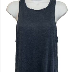 The North face Large Deep Blue Sleeveless Round Neck flash-dry Athletic Tank